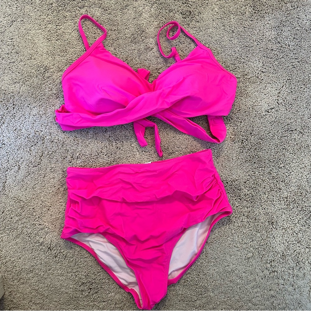Vibrant Pink Bikini Set